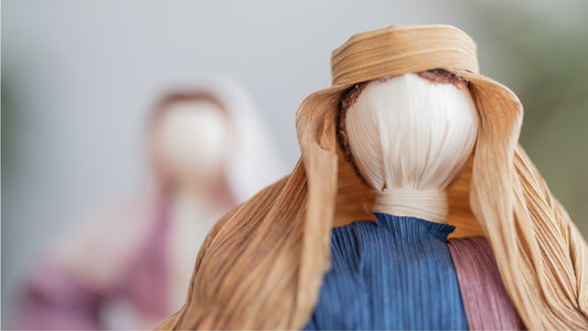 Artesanía en hoja de choclo