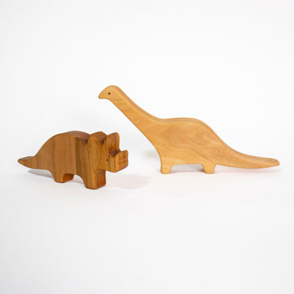 Dinosaurios de madera