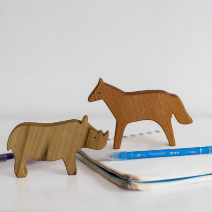 Animales de madera