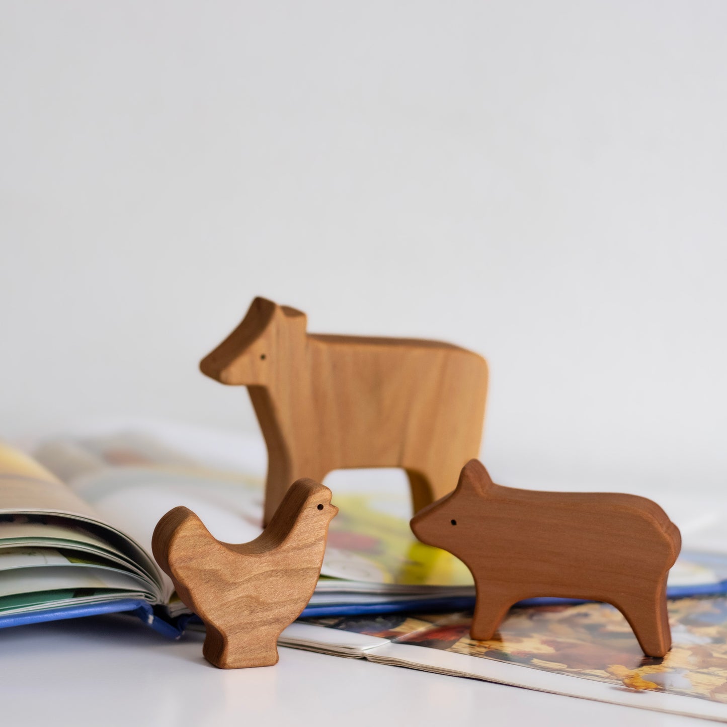Animales de madera