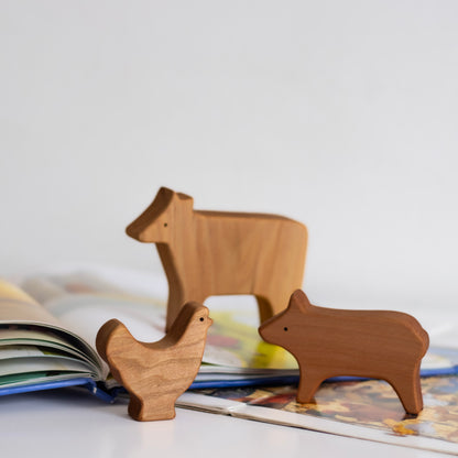 Animales de madera