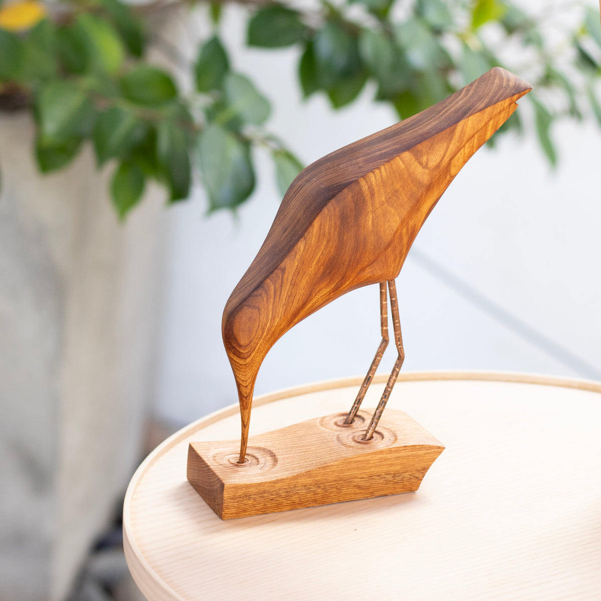 Zarapito en madera