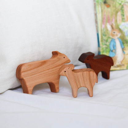 Familias Animales de madera