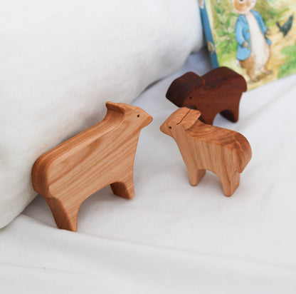 Familias Animales de madera